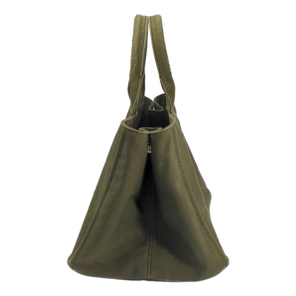Prada Canapa Tote Logo Bag Khaki - Picture 2 of 10